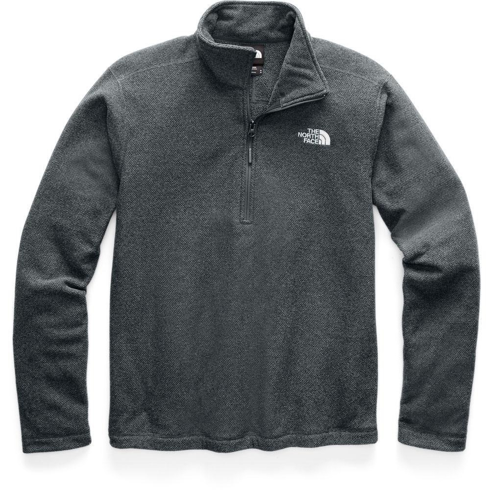 The North Face Men’s Dark Grey 1/4 zip fleece pullover
